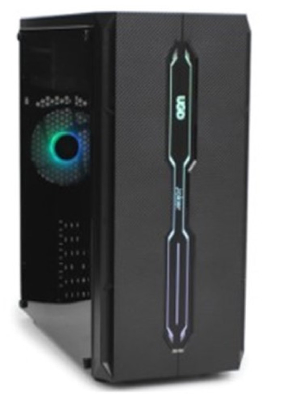 Kuciste Joker K27 ATX, providna stranica, ugradjen 1x RGB kuler, crno