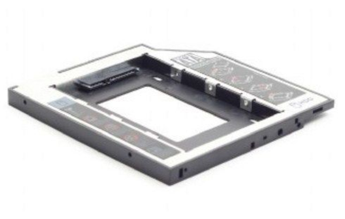 Gembird Fioka za montazu 2.5 SSD/SATA HDD(do12.7mm) u 5.25 leziste u Laptop umesto optike