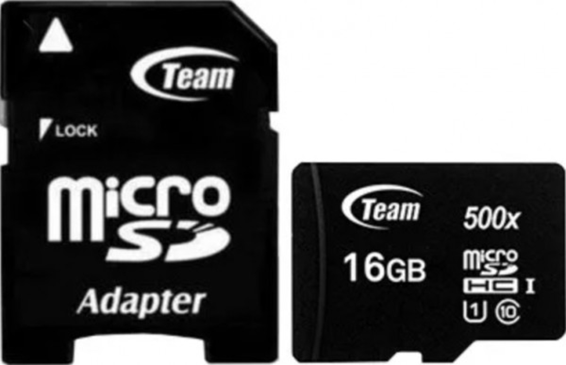 TeamGroup MICRO SDHC 16GB 80/15MB/s UHS-I U1 C10 +SD Adapter