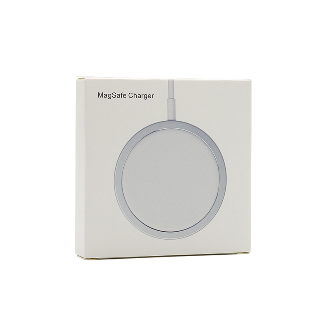 Bezicni punjac (WiFi) Magnetic connection 15W sa Type C kablom beli