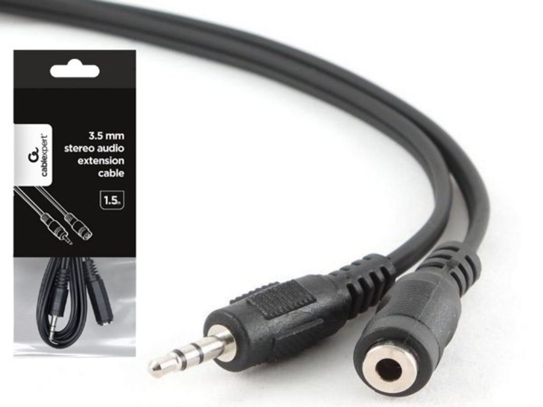 Gembird 3.5 mm stereo audio extension kabl 1.5m