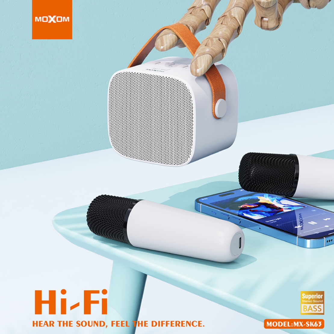 Zvucnik Bluetooth Moxom MX-SK63 beli