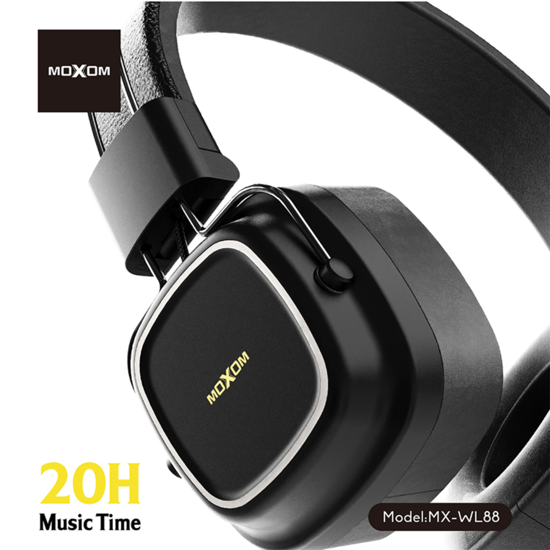 Slusalice bluetooth Moxom MX-WL88 crne