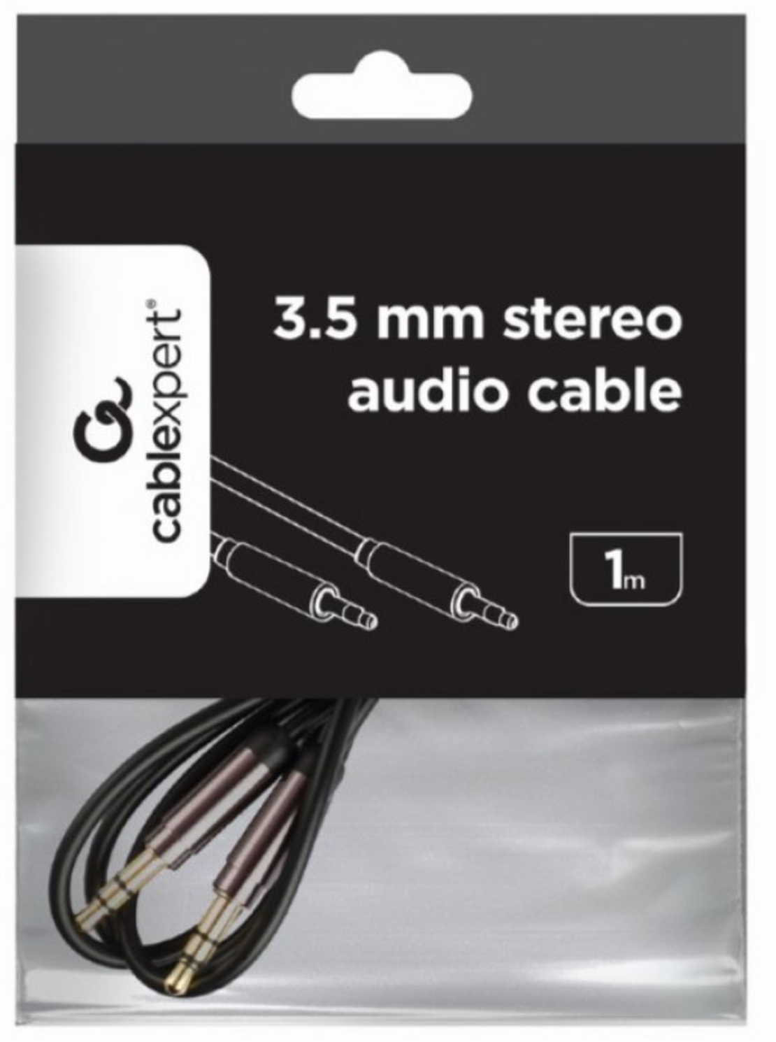 Gembird 3.5mm stereo plug to 3.5mm stereo plug audio kabl pozlaceni konektor 1m