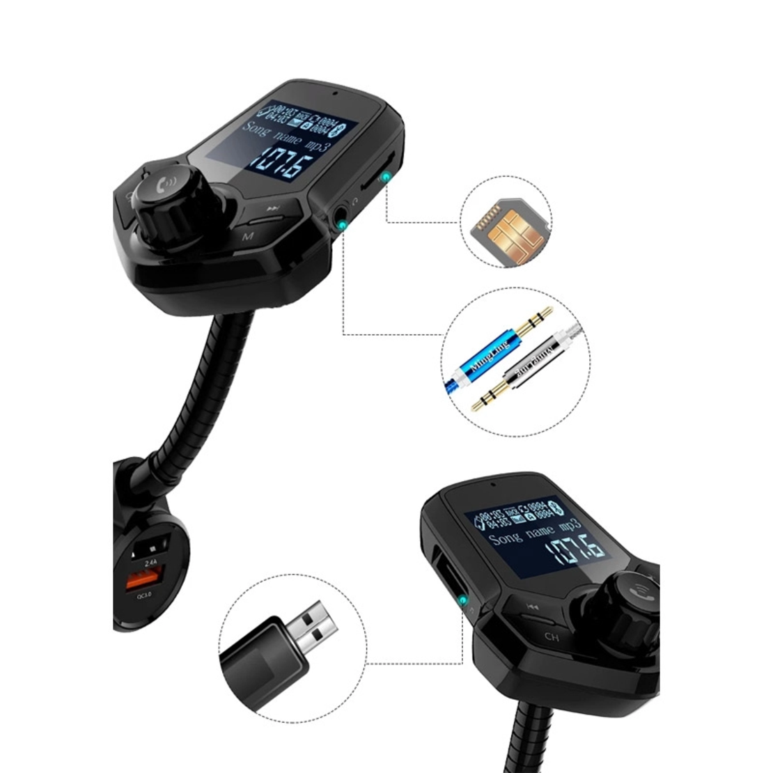 Bluetooth FM Transmiter HY91