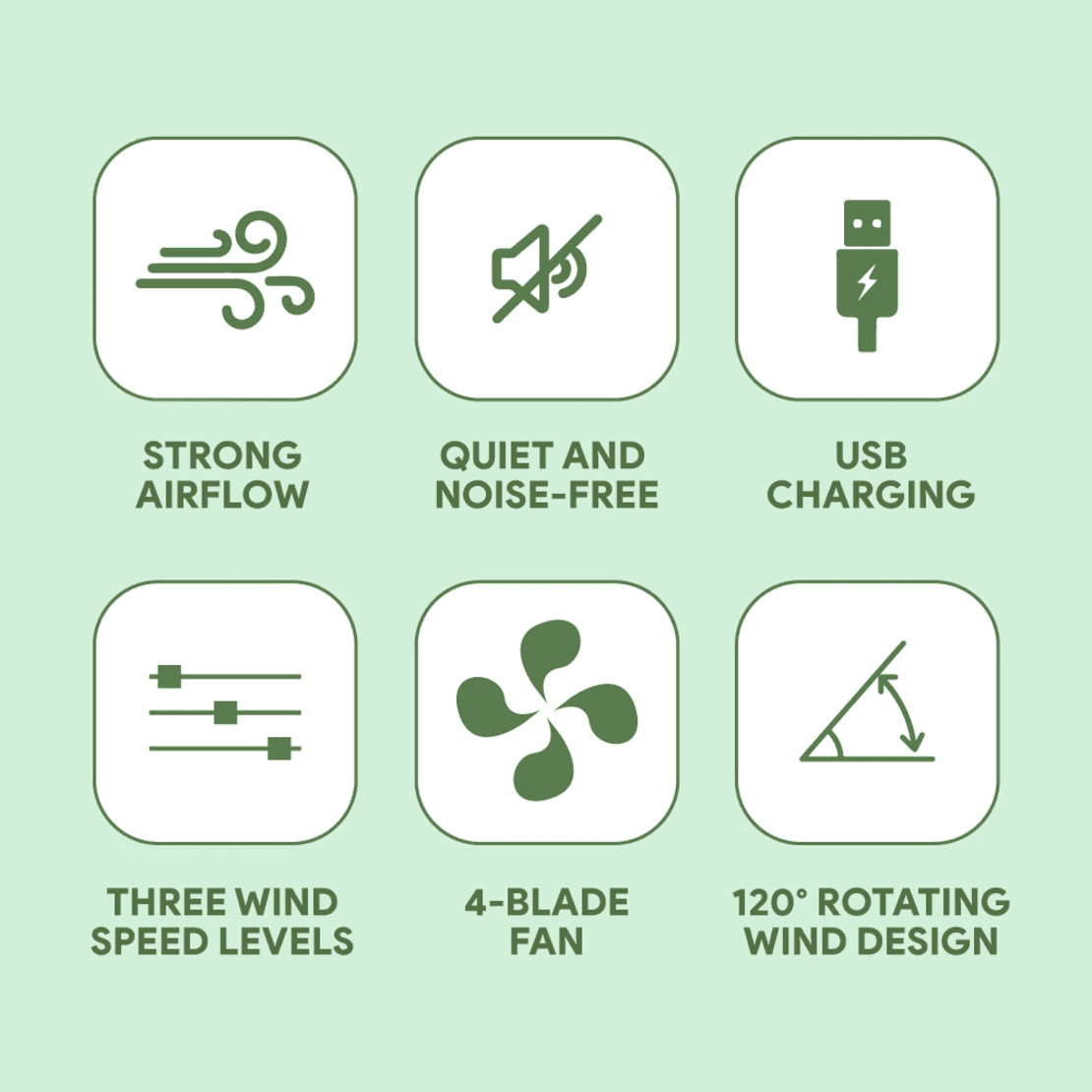 Rucni ventilator RS-SF01 Breeze Flow