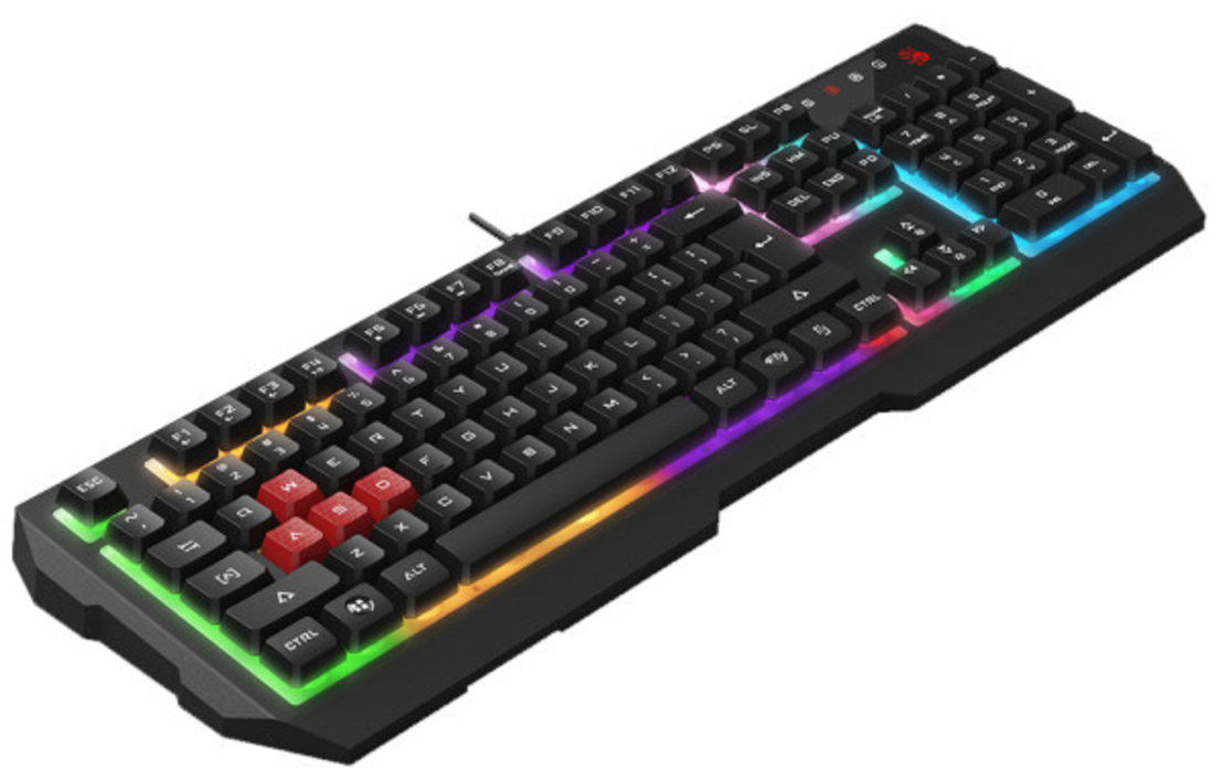 A4-B135N A4Tech Bloody Gejmerska svetleca tastatura(NEON LED), black, USB, US layout