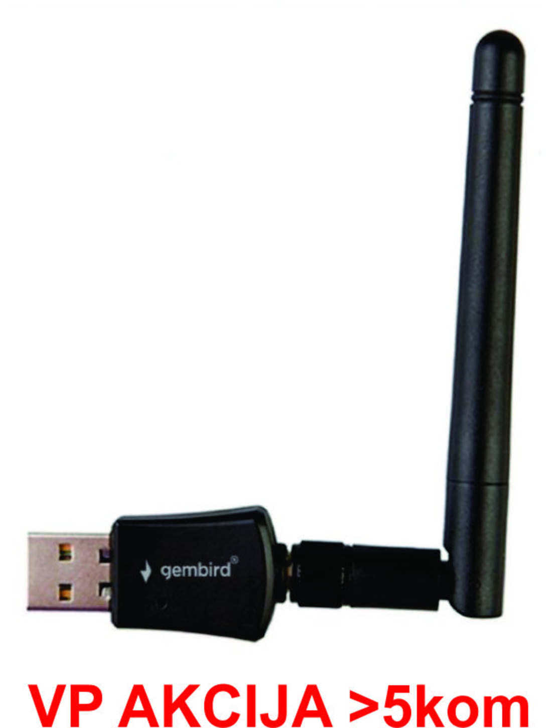 Gembird High power USB wireless adapter 300N, detachable antena