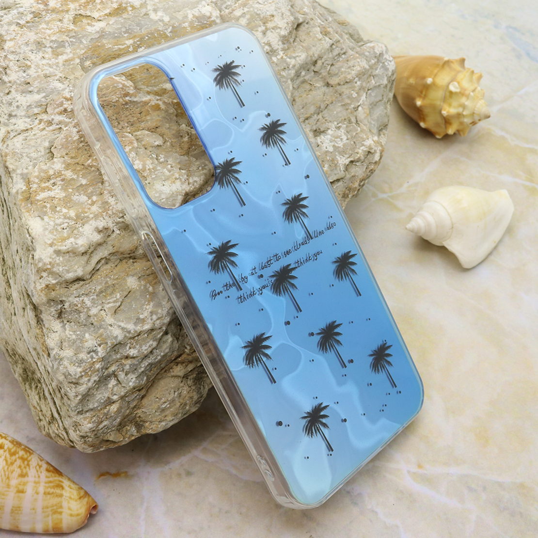 Maska SUMMER VIBES za Samsung A155F/A156B Galaxy A15 4G/5G svetlo plava