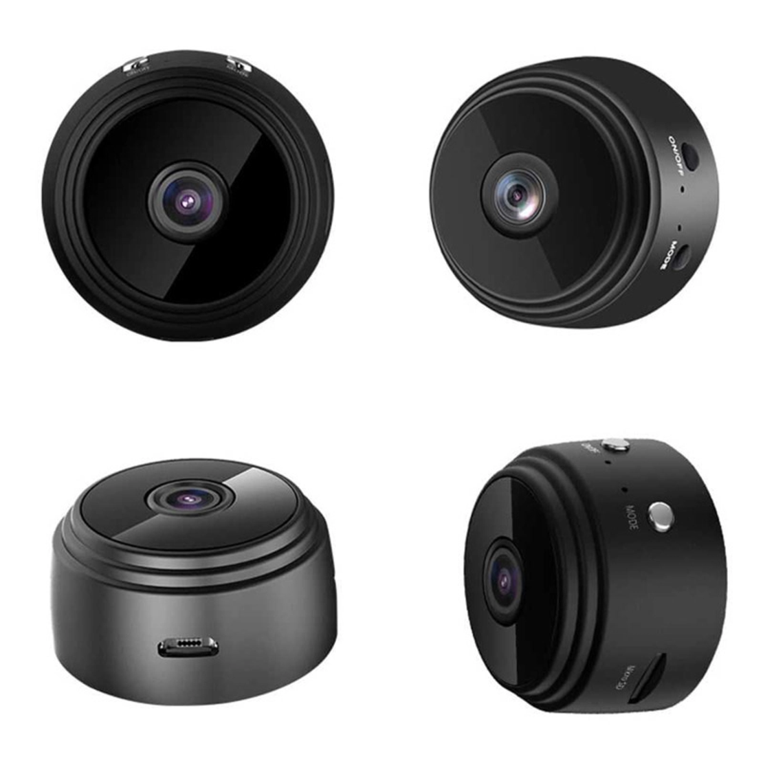 Mini Wireless Kamera 1080P A9 crna