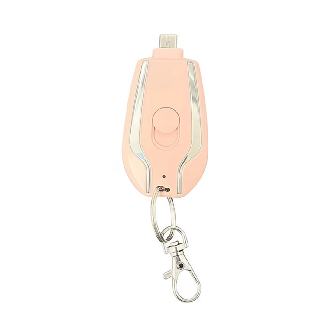 Power Bank privezak 1500 mAh Type-C roze