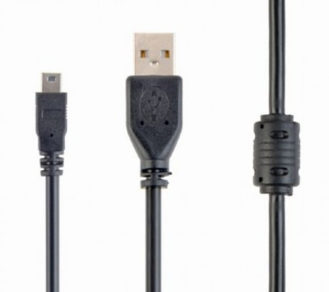 Gembird USB 2.0 cable A plug/mini-USB 5pin kabl 1.8m
