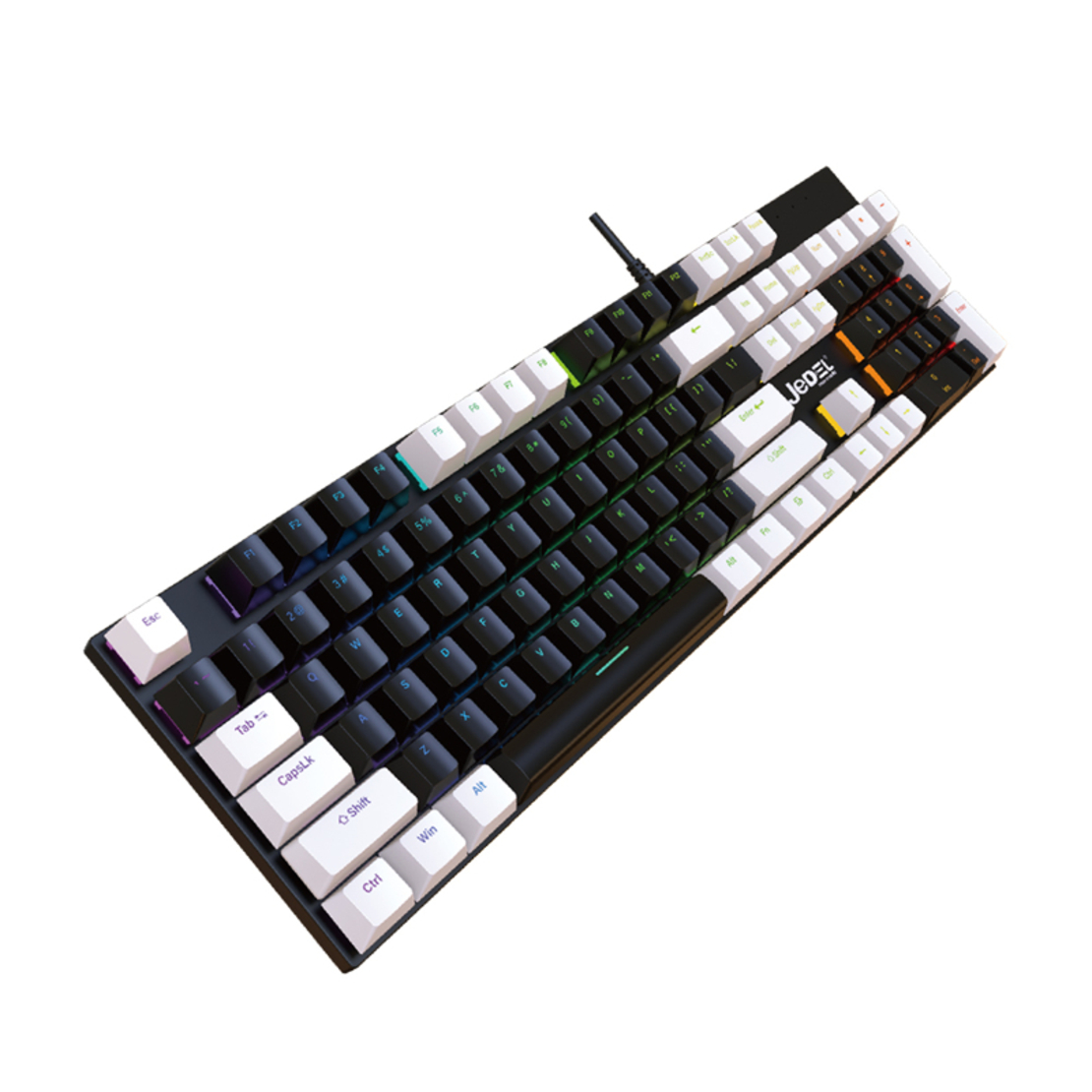 Tastatura mehanicka KL-95D crno-siva JEDEL