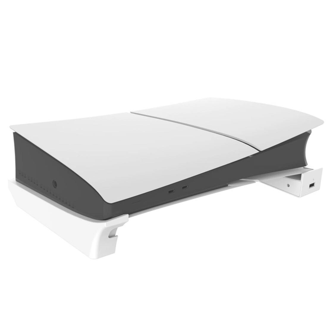 Stalak + 4x USB 2.0 DOBE P5S008 za PS5 Slim/ PS5 Pro beli