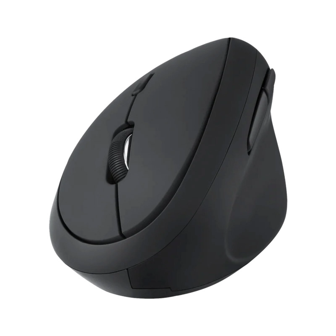 Vertikalni ergonomski bezicni mis E1 crni