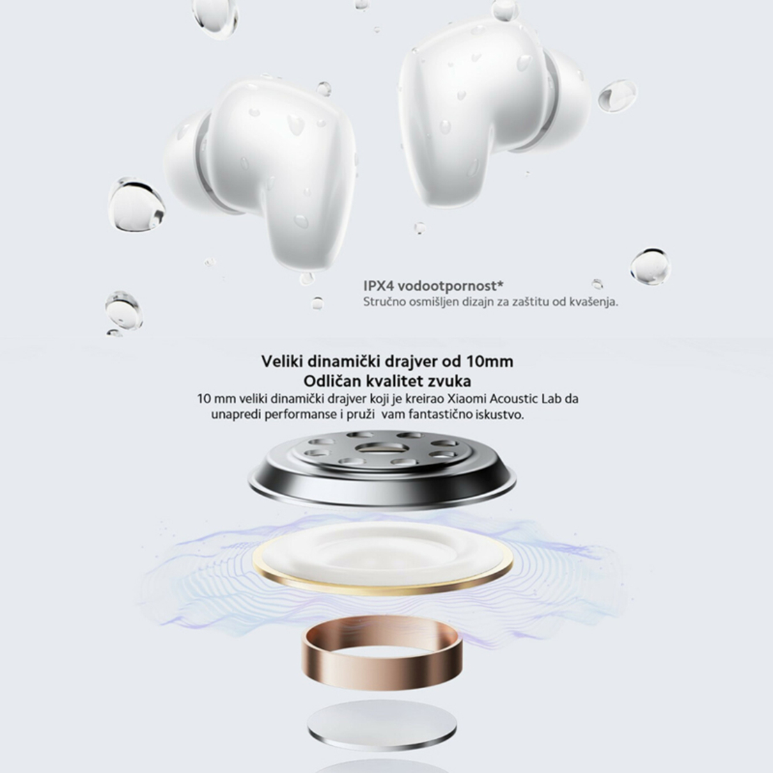 Slusalice XIAOMI Redmi Buds 6 Play Full ORG (BHR9283GL) plava