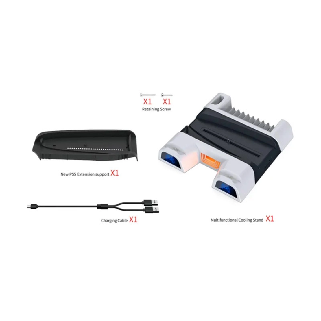 Docking station DOBE USB HUB TP5-3536D za PS5/ PS5 Slim/ PS5 Pro crni