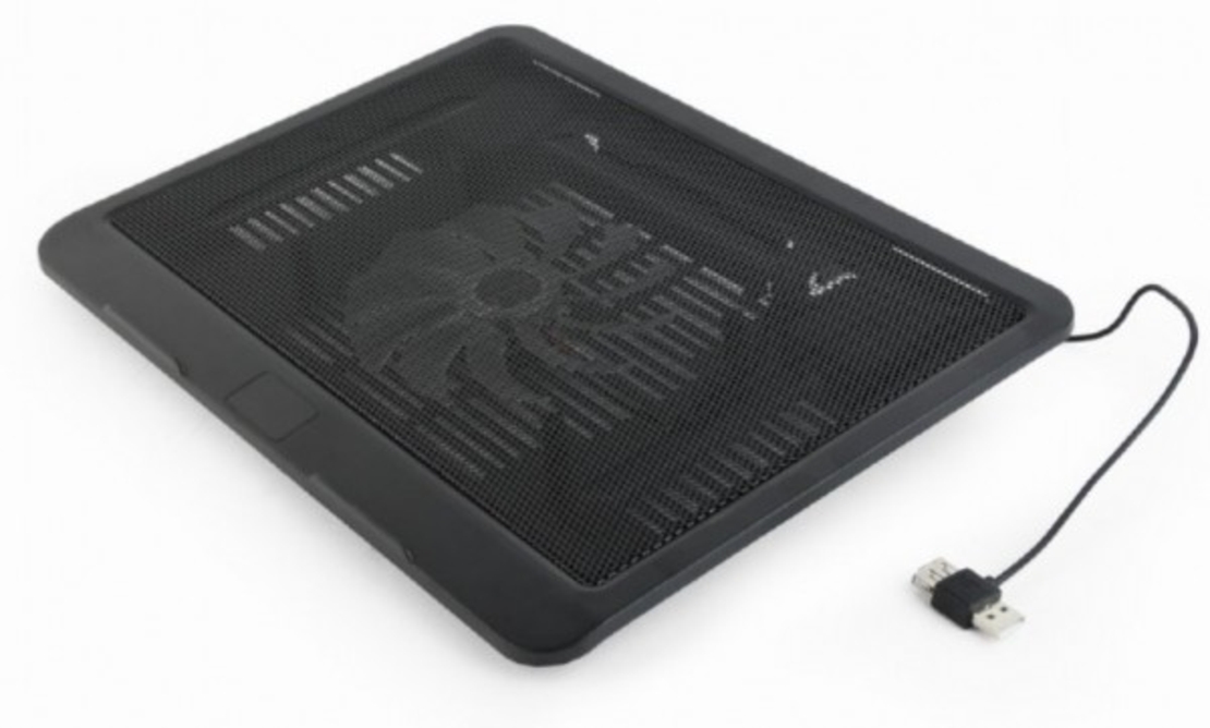 NBS-1F15-04 Gembird hladnjak za laptop, 15.6 120mm Fan, USB, 330x250mm, Ergo Stand