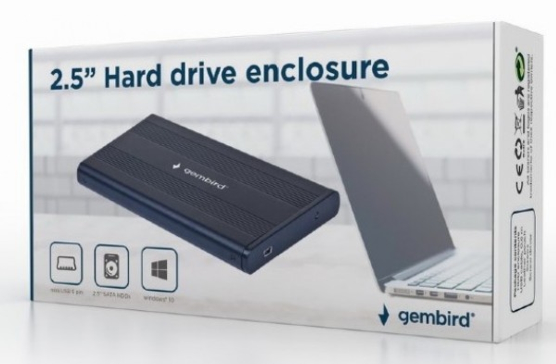 Gembird USB 2.0 Externo kuciste za 2.5 SATA hard diskove