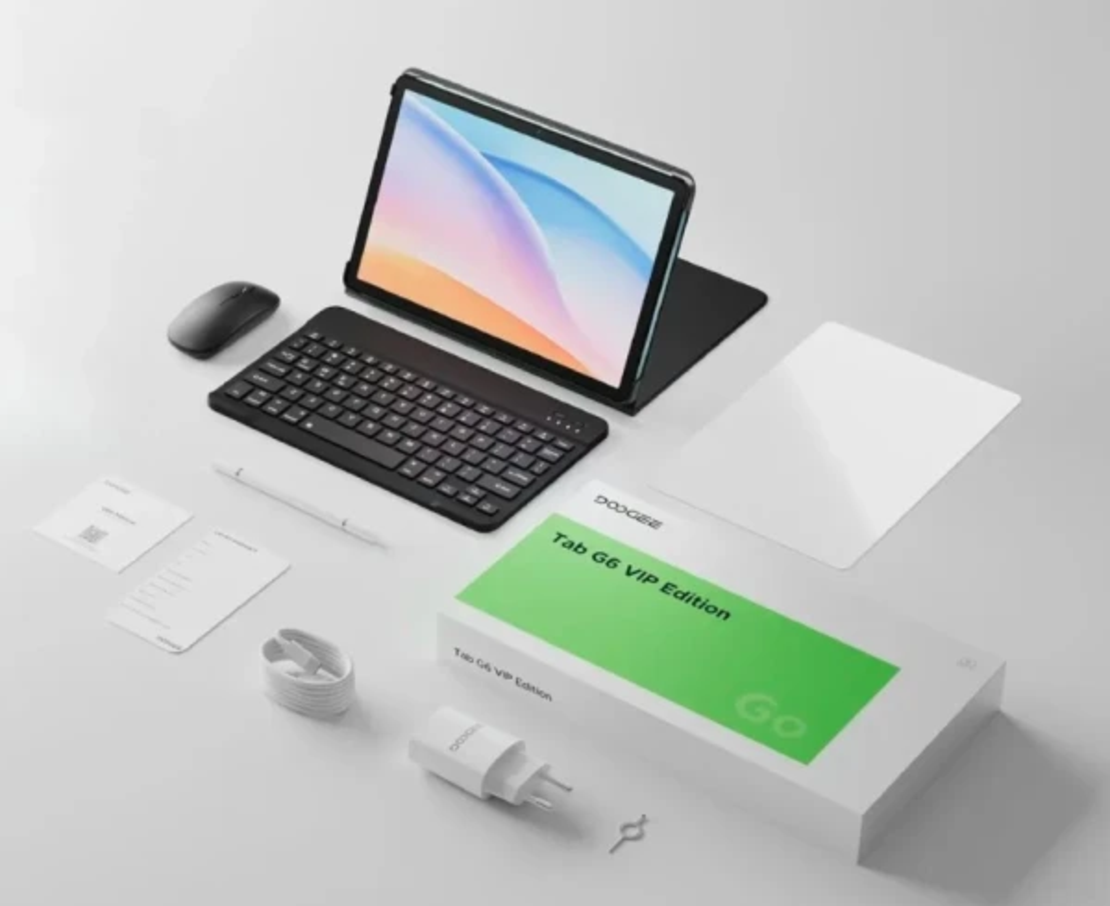 Doogee Tab G6 VIP Edition 4G 6+256GB 11inca Black (Cover, tastatura, miš, olovka, zaštitno staklo)