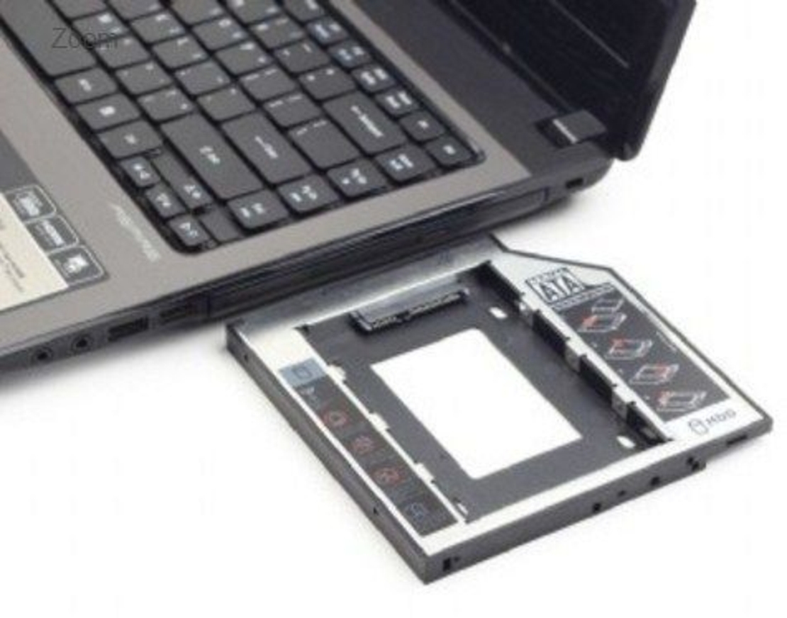 Gembird Fioka za montazu 2.5 SSD/SATA HDD(do12.7mm) u 5.25 leziste u Laptop umesto optike