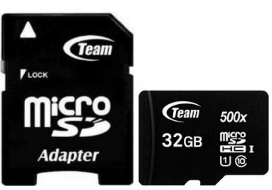 TeamGroup MICRO SDHC 32GB 100/20MB/s UHS-I U1 C10 +SD Adapter