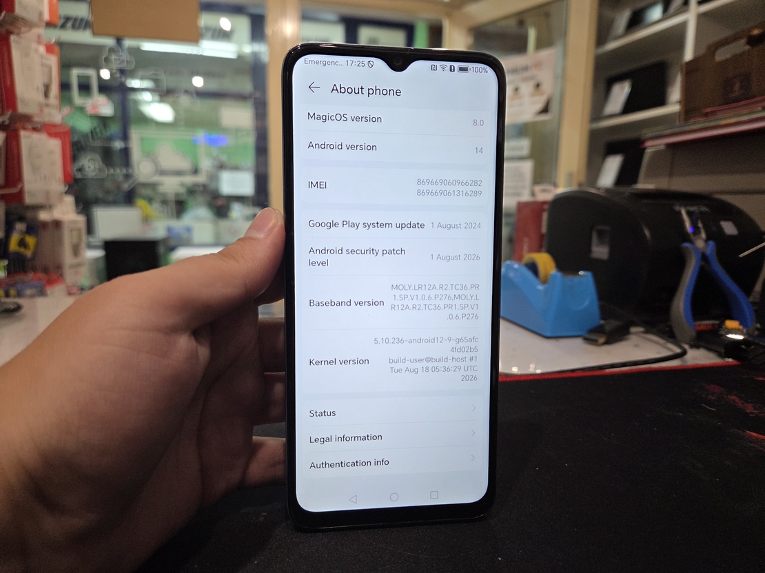 Honor X6a 6.56/4GB Ram/128GB Rom/Android 14
