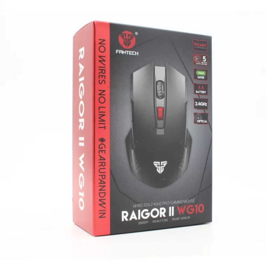 Mis Wireless Fantech WG10 Raigor II crveni