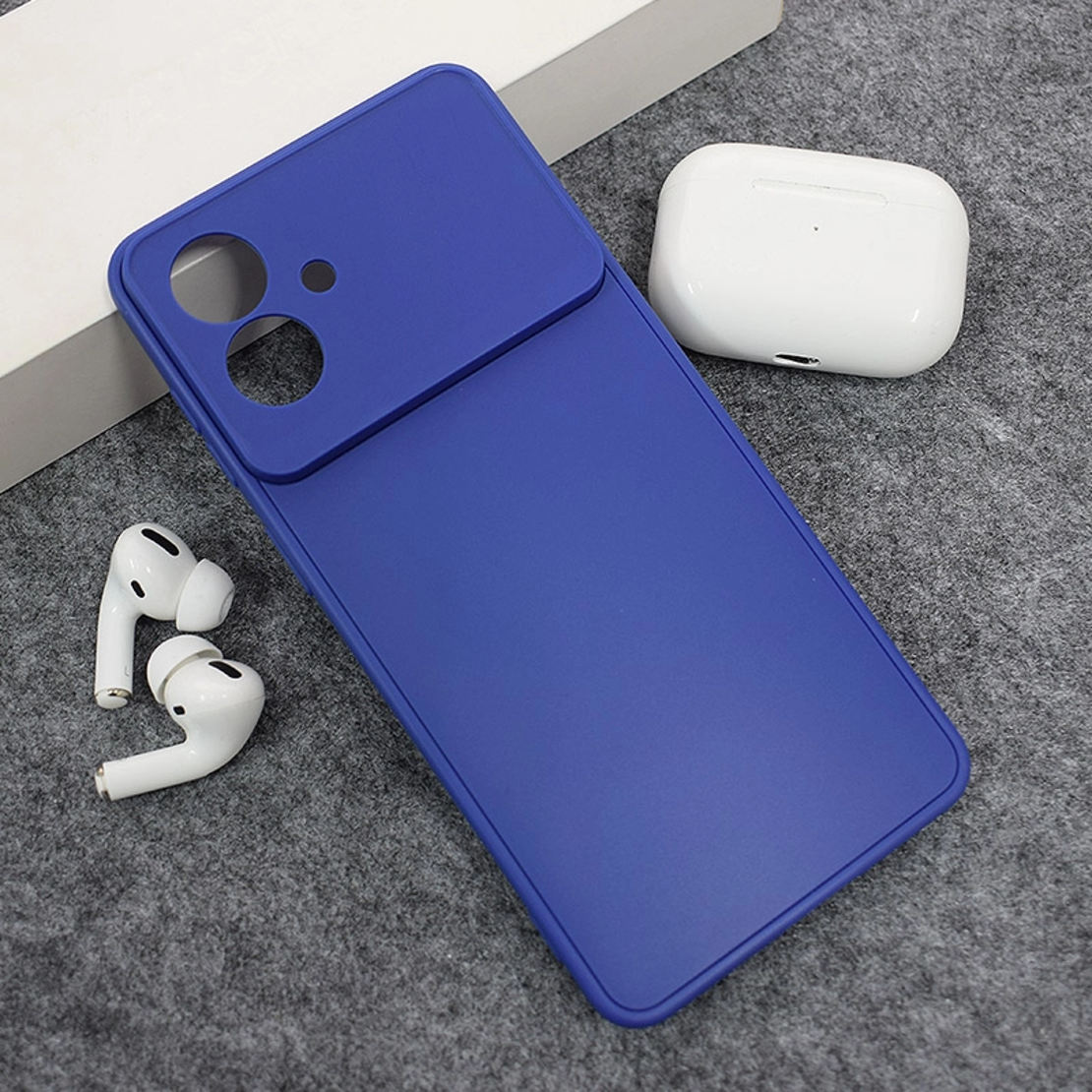 Maska 3D Camera za Samsung S26 Edge plava