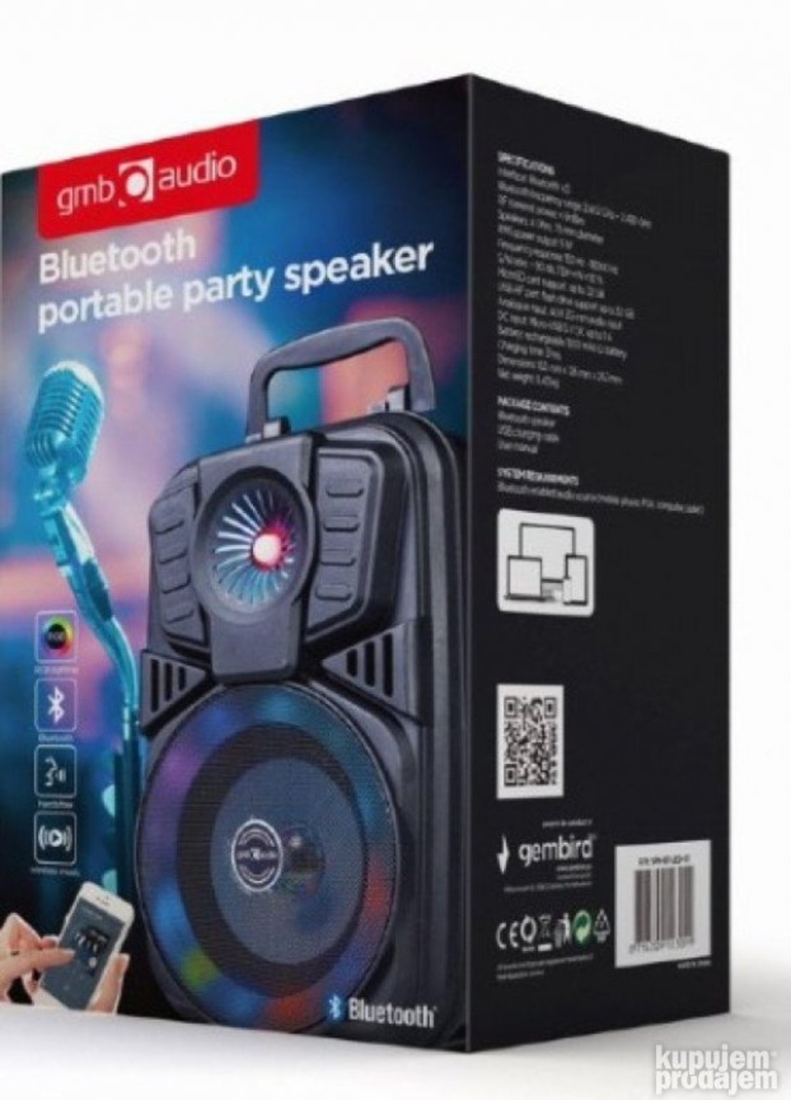 GHS-05-B Gembird Stereo gejmerske slusalice sa mikrofonom+volume kontrolom 3.5mm BLUE