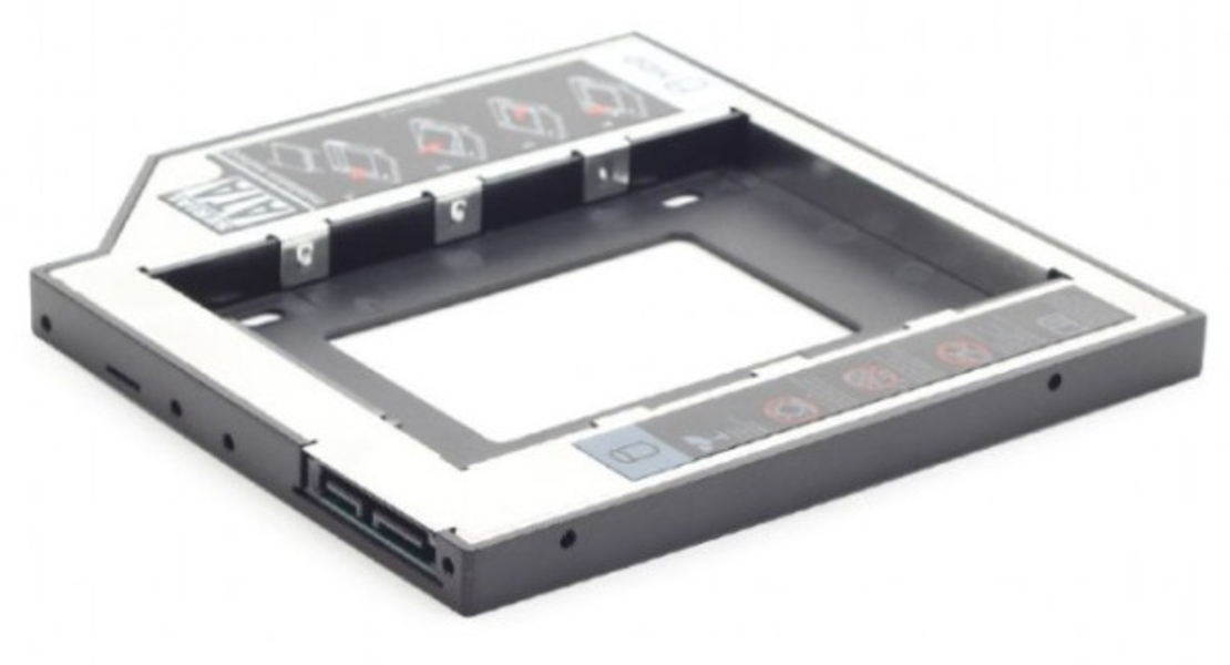 Gembird Fioka za montazu 2.5 SSD/SATA HDD(do12.7mm) u 5.25 leziste u Laptop umesto optike