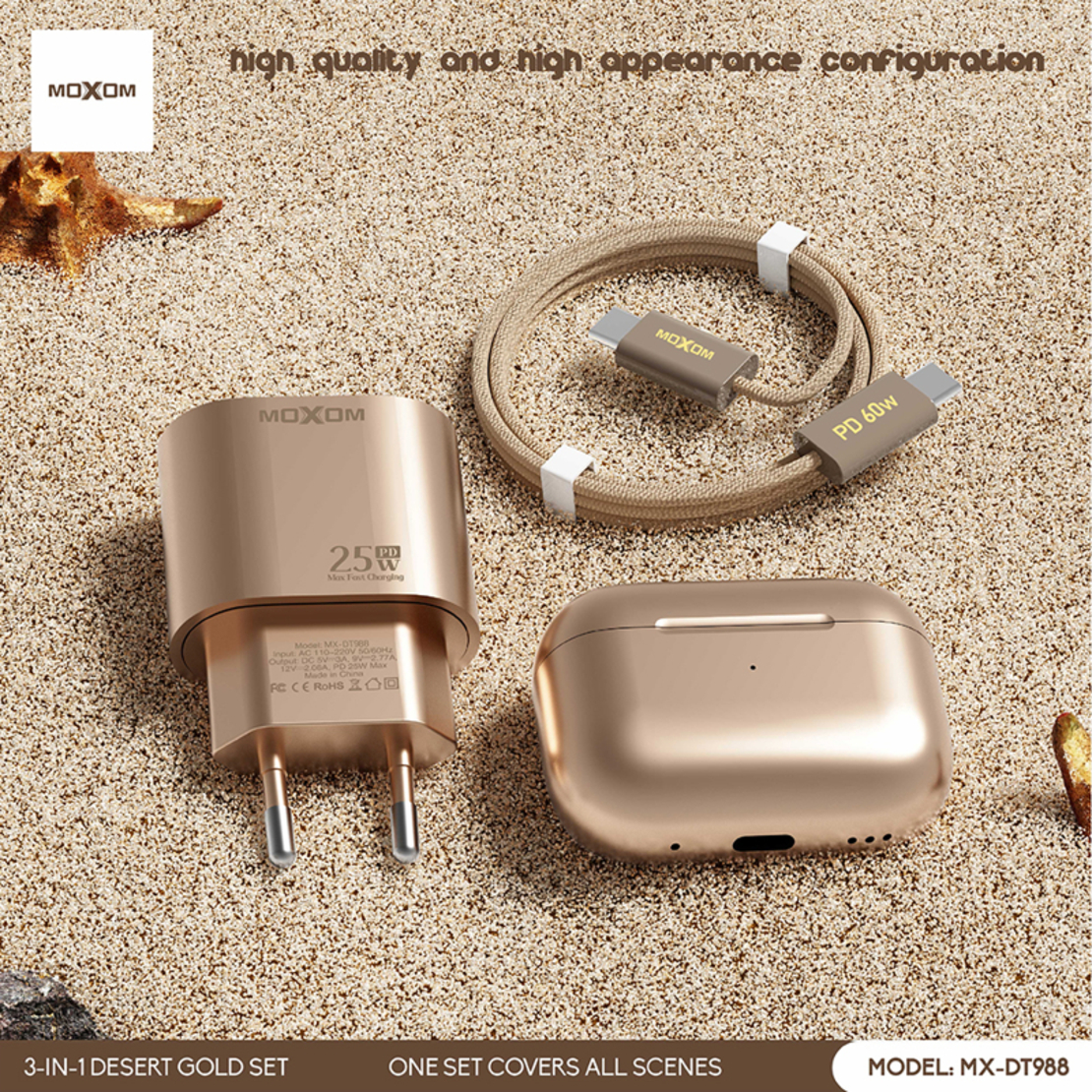 Set Desert Titanium Moxom MX-DT988