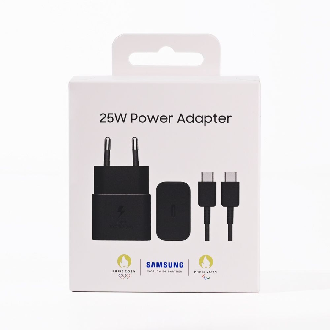 Samsung kucni punjac (USB Type-C) 3A 25W sa kablom crni (EP-T2510-NBE)