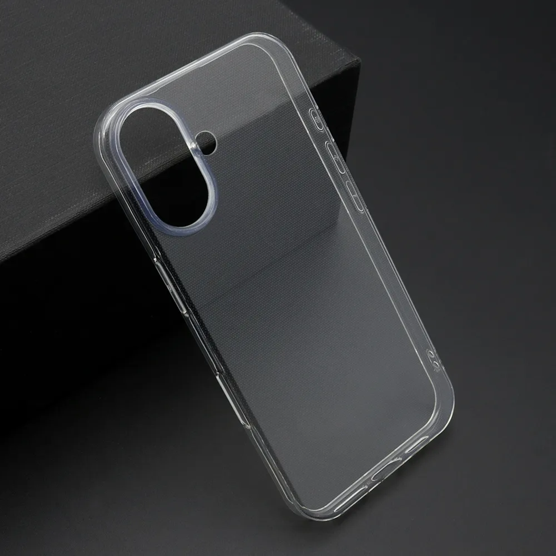 Futrola ULTRA TANKI PROTECT silikon za iPhone 16 (6.1) providna (bela)