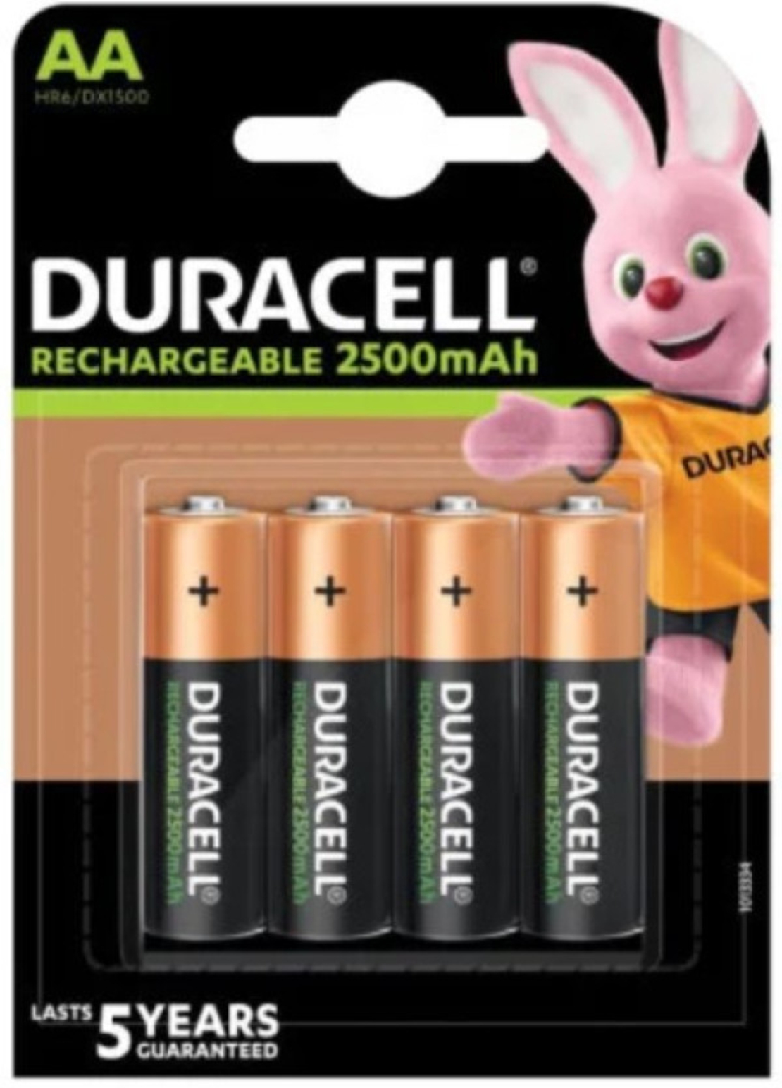 Duracell 2500mAh AA R6 MN1500, punjive NiMH baterije (rechargeable)