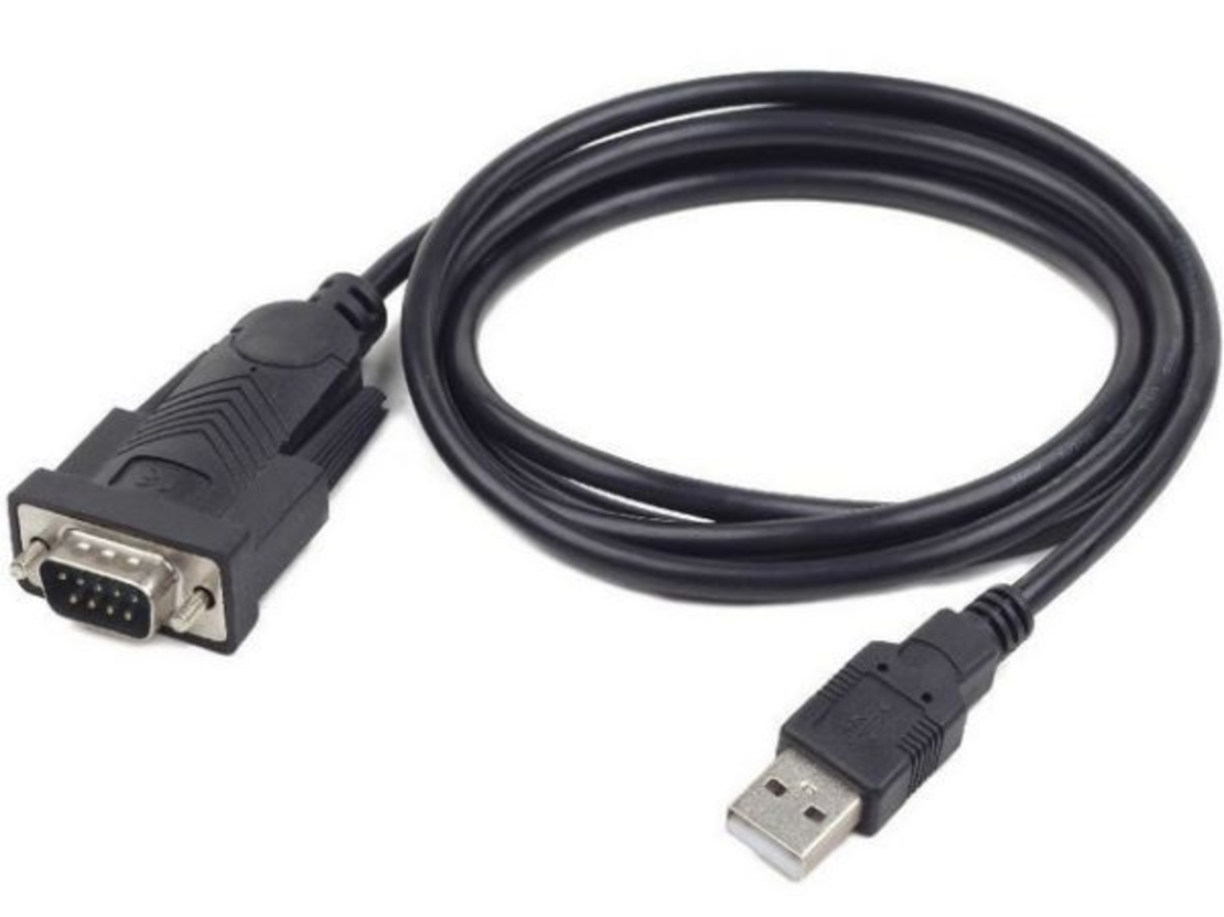 Gembird USB to DB9M serial port converter kabl black 1.5m