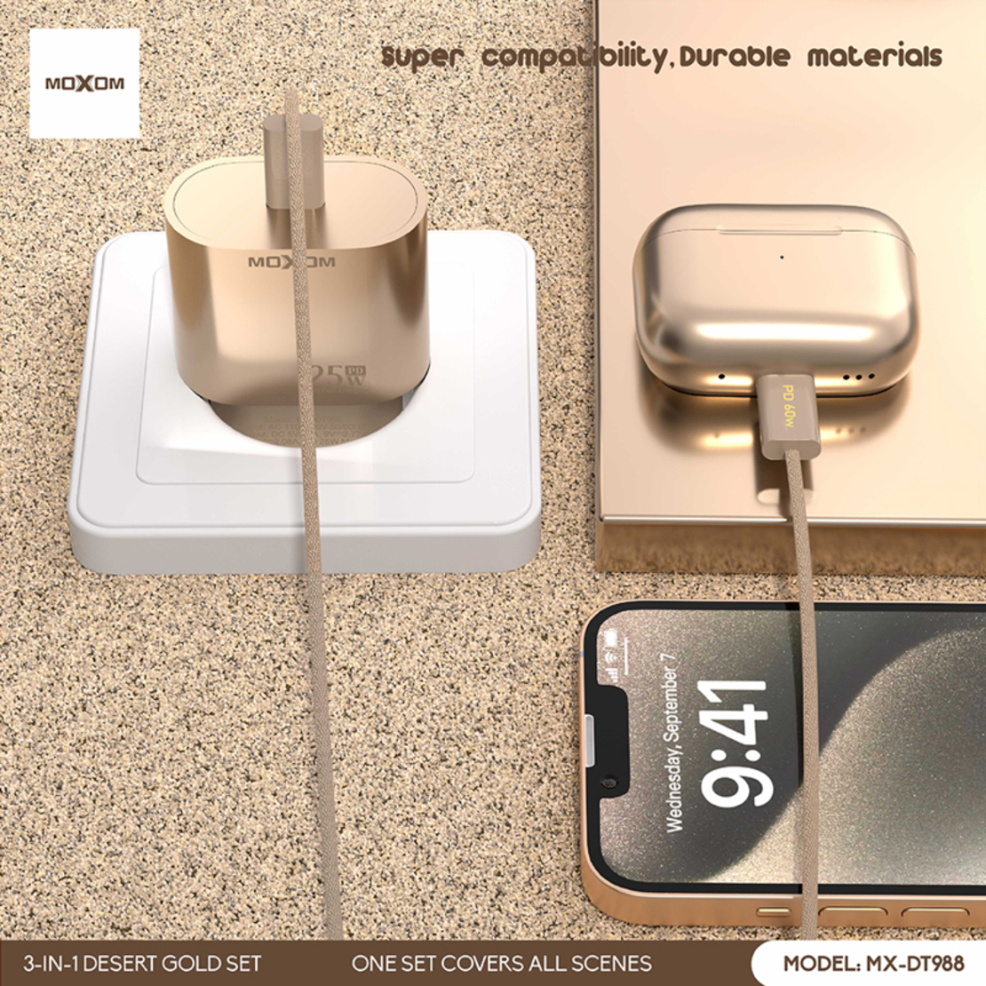 Set Desert Titanium Moxom MX-DT988