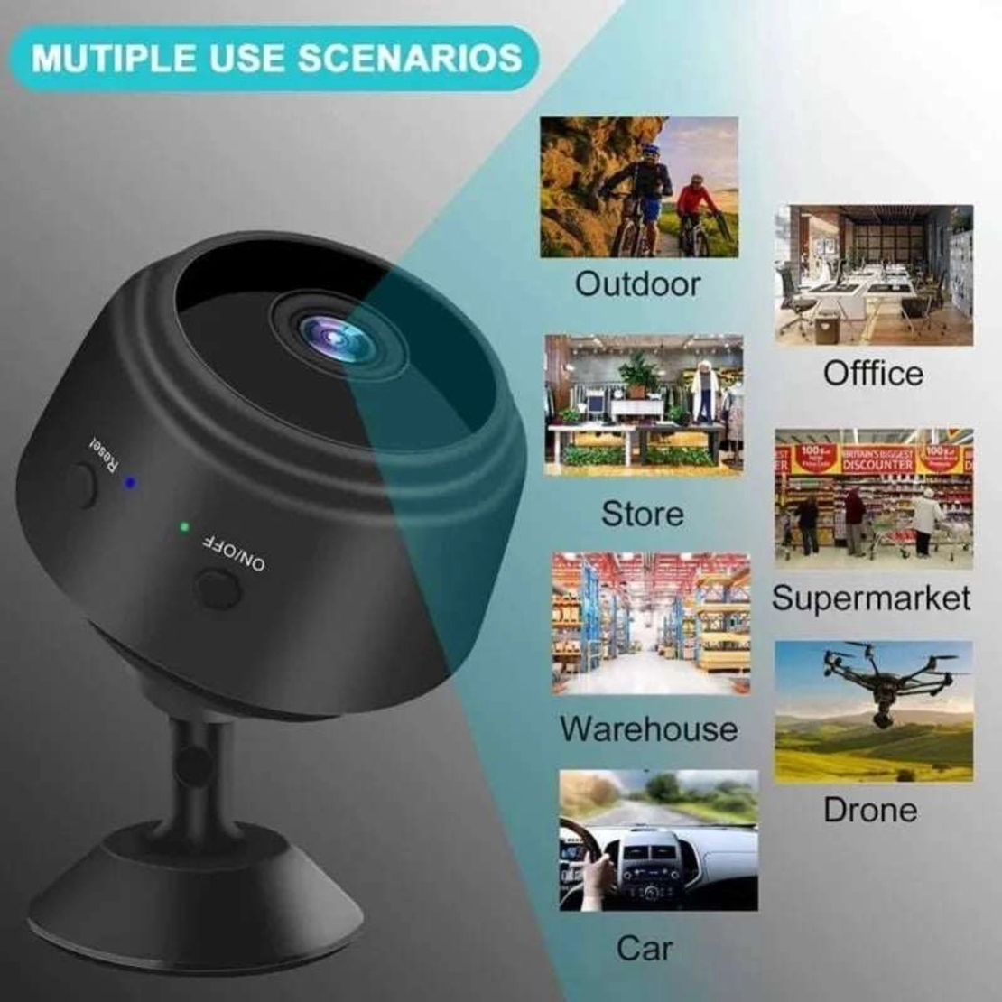 Mini Wireless Kamera 1080P A9 crna