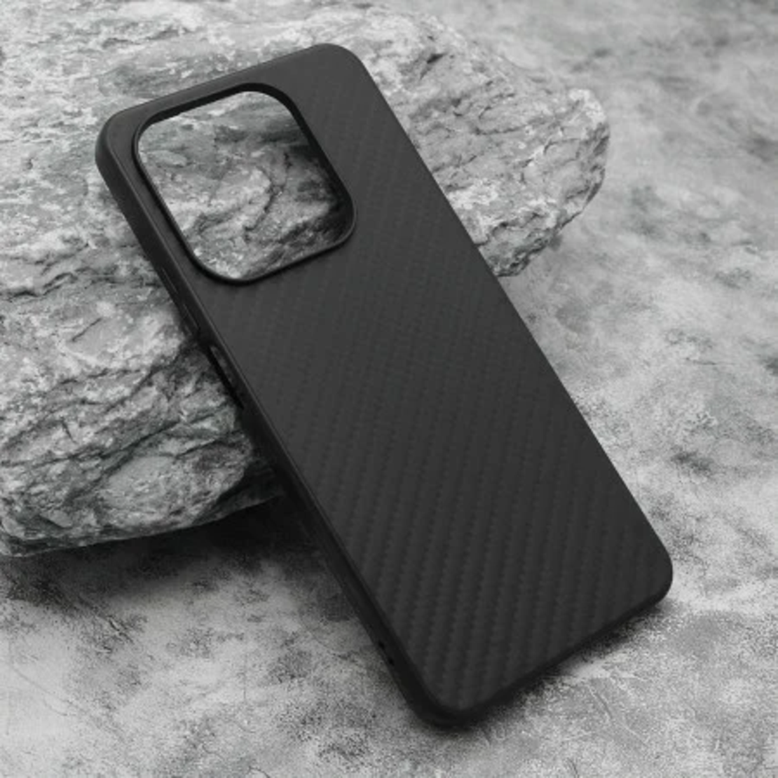 futrola silikon carbon light za honor x8c crna