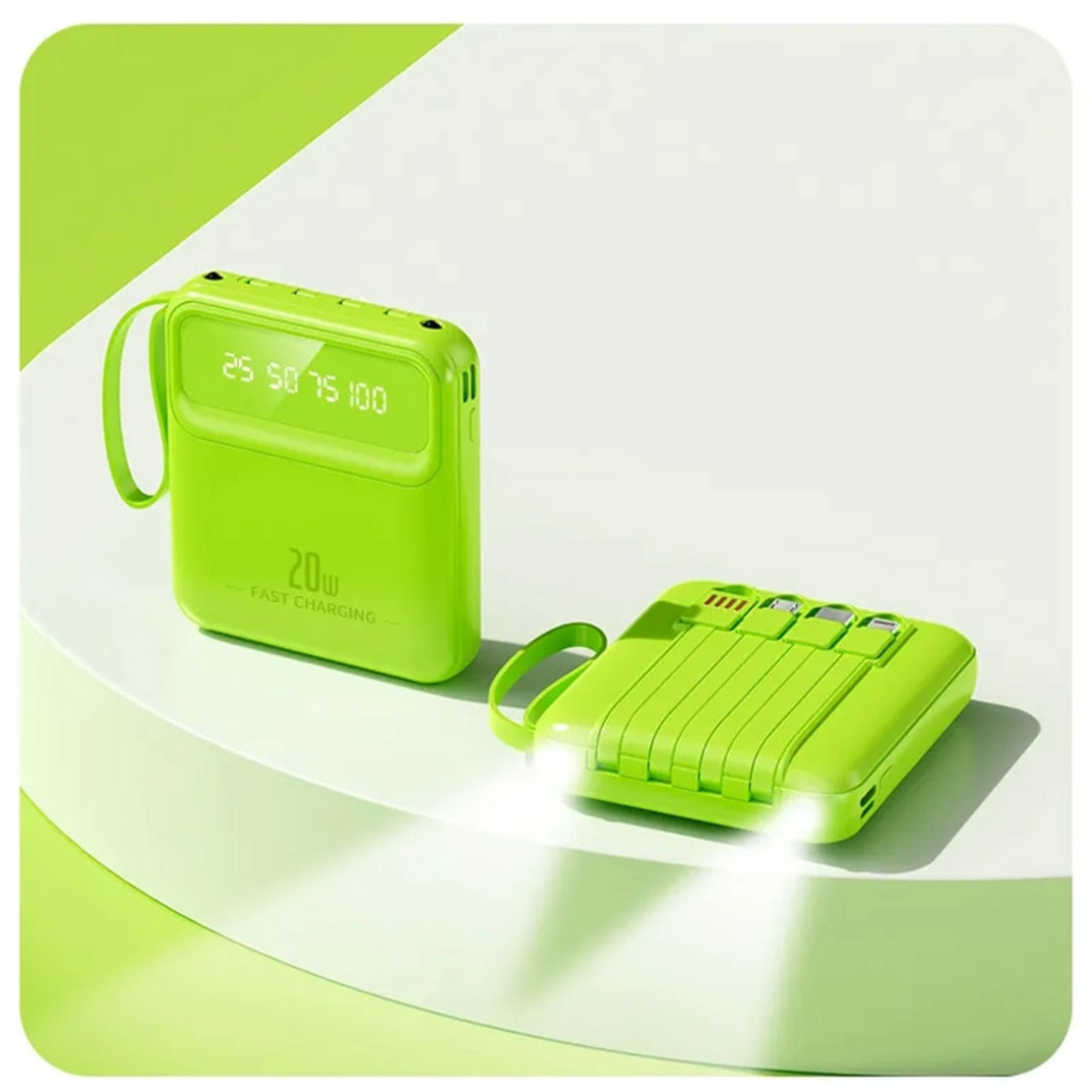 Power Bank Fast Charger 20000 mAh ljubicasti