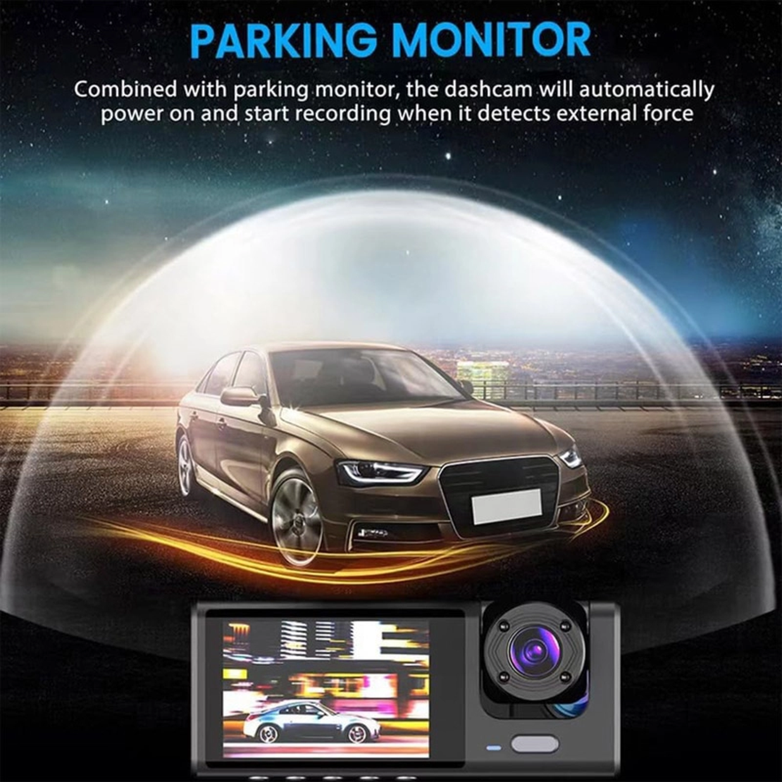 Kamera za auto H190 (Super HD 1296P) crna