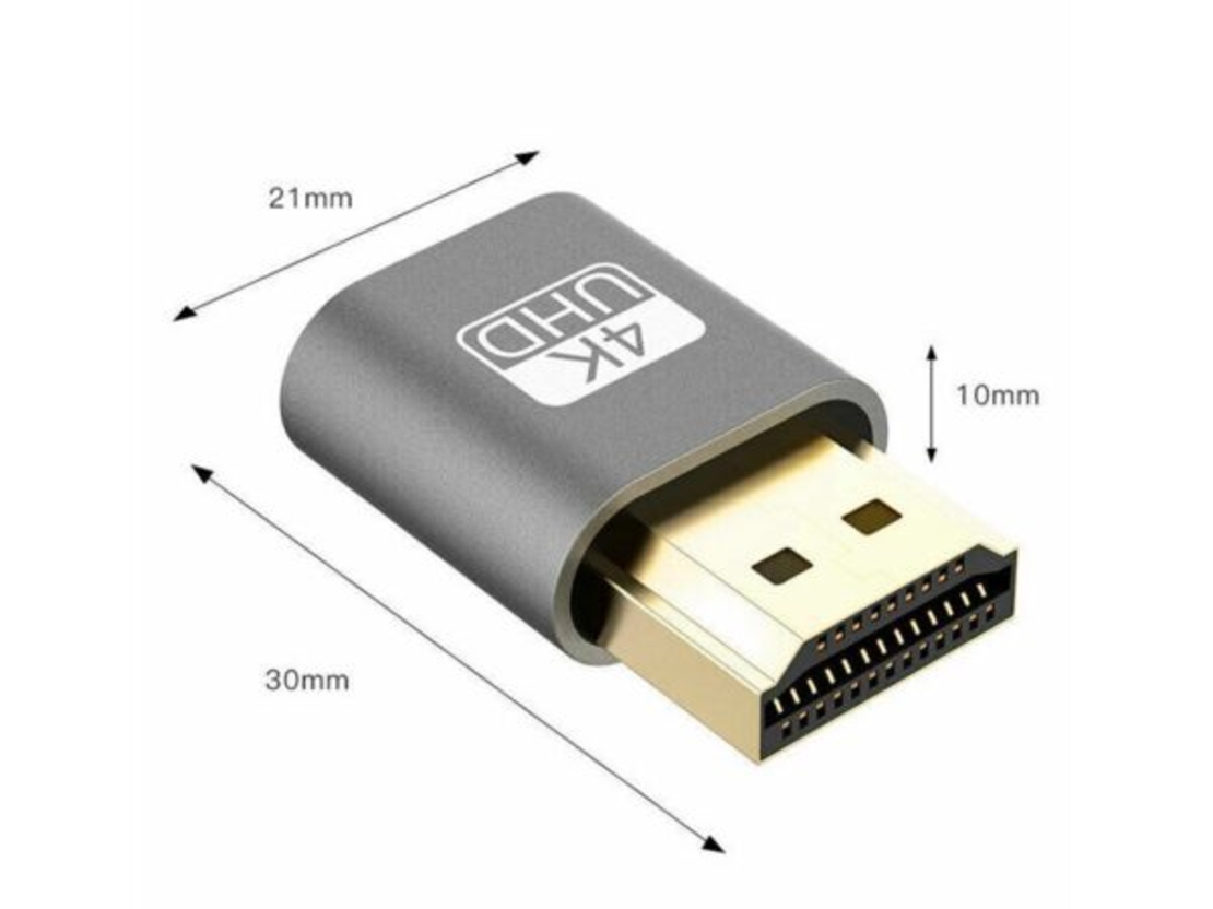 Kettz HA-K171G HDMI adapter Dummy Emulator 4K