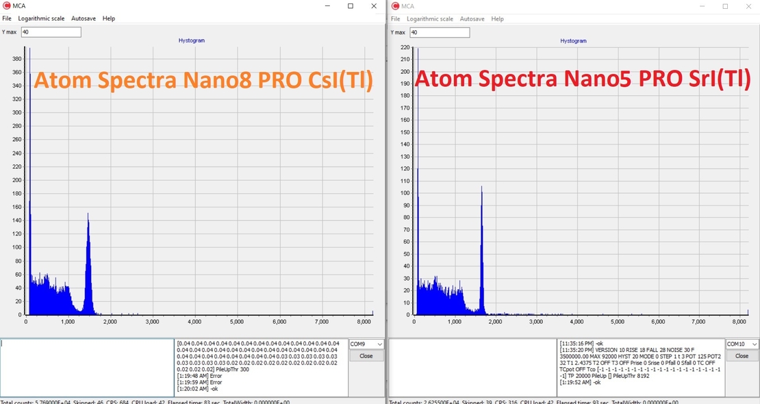 Мобильный гамма-спектрометр Atom Spectra Nano8 PRO