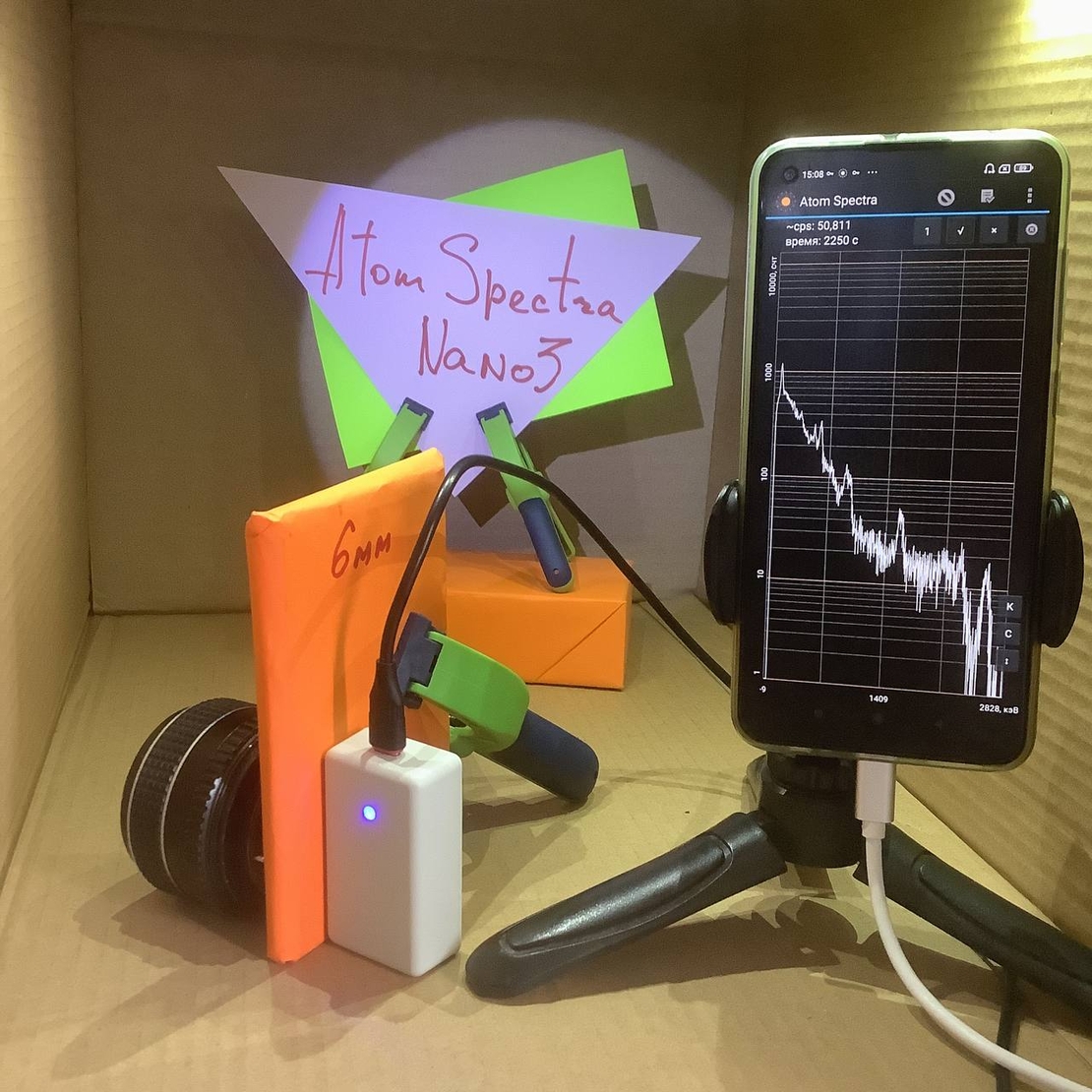 Мобильный гамма-спектрометр Atom Spectra Nano3