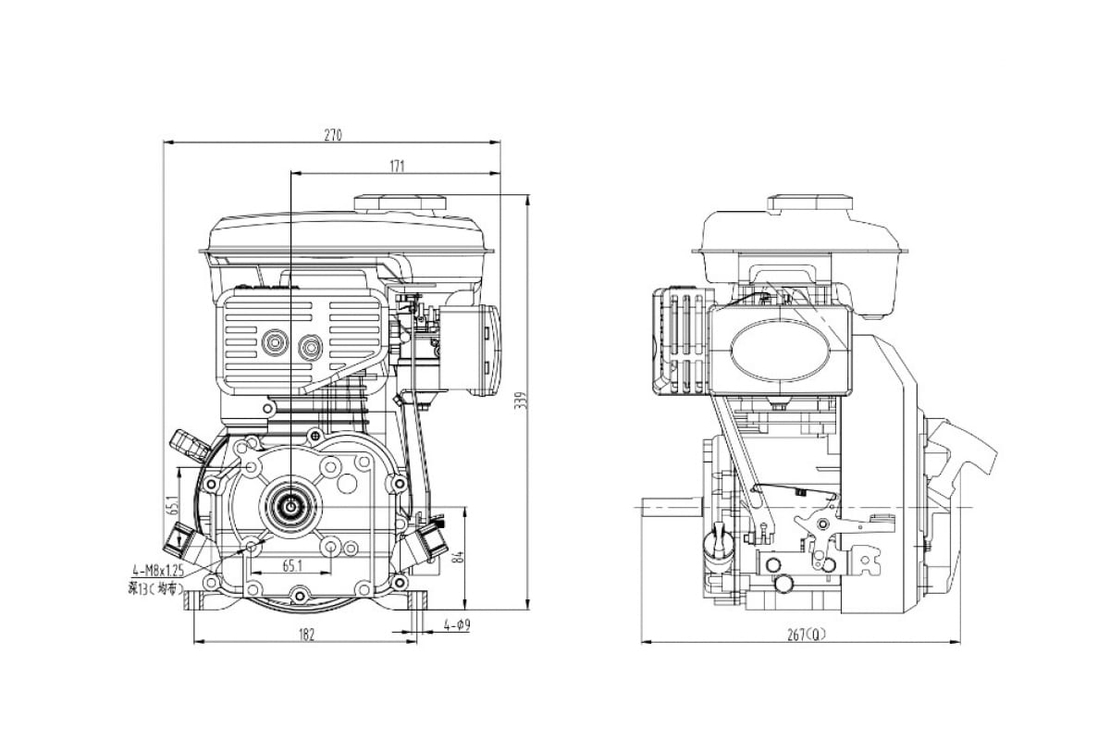 Двигатель Lifan 152F