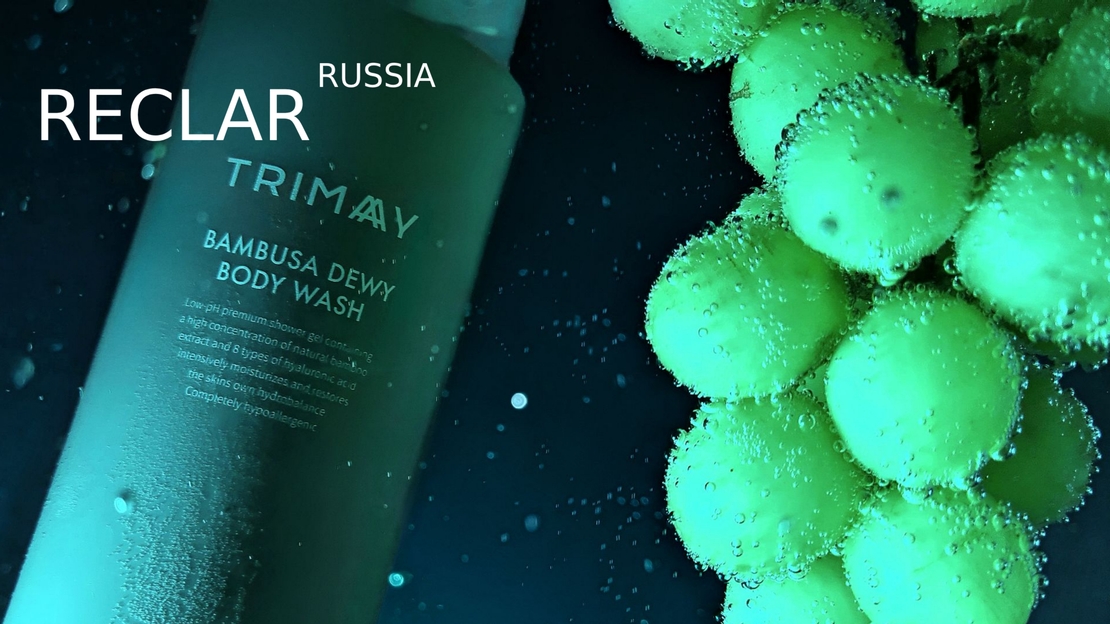 Гель для душа (бессульфатный) увлажняющий с экстрактом бамбука и комплексом гиалуроновых кислот TRIMAY Healing Barrier Bambusa Dewy Body Wash(350 мл)