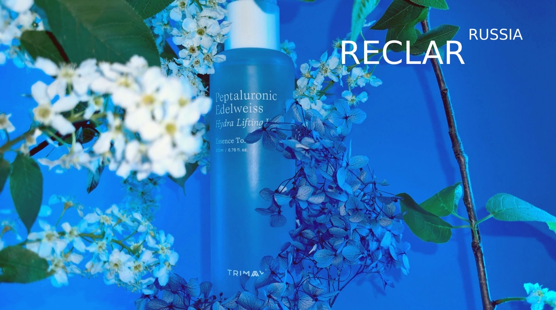 Тонер-эссенция увлажняющий с пептидами и гиалуроновой кислотой TRIMAY Peptaluronic Edelweiss Hydra Lifting Toner(200 ml)