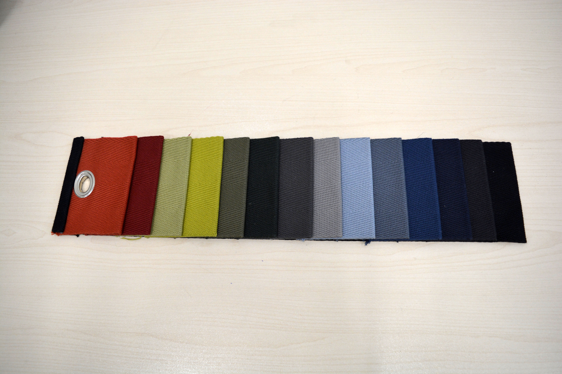 Обработка края ковра тканью