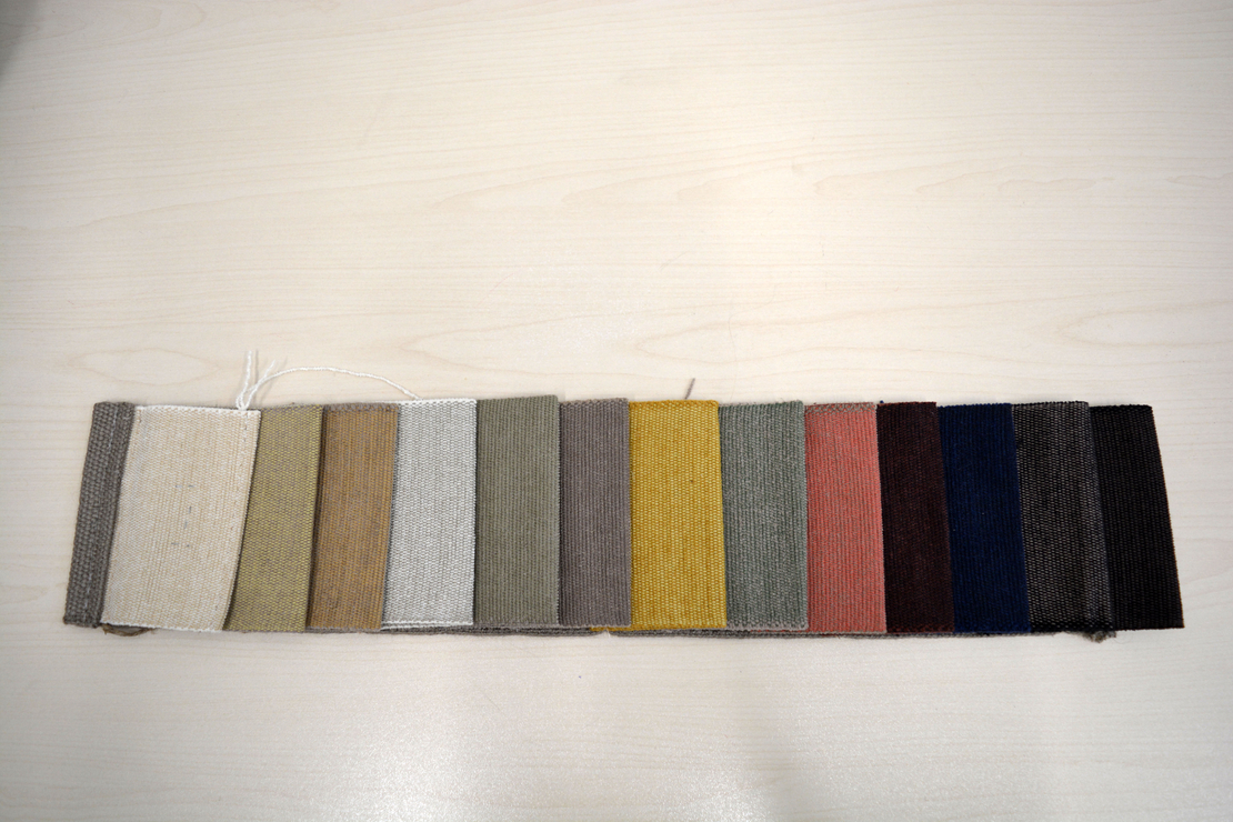 Обработка края ковра тканью