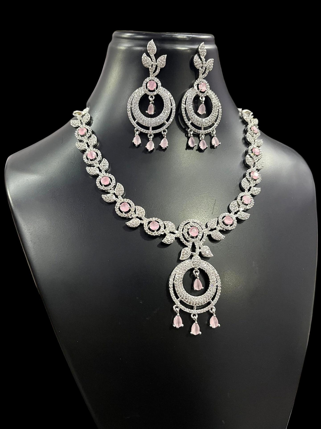 American Diamond Necklace Set